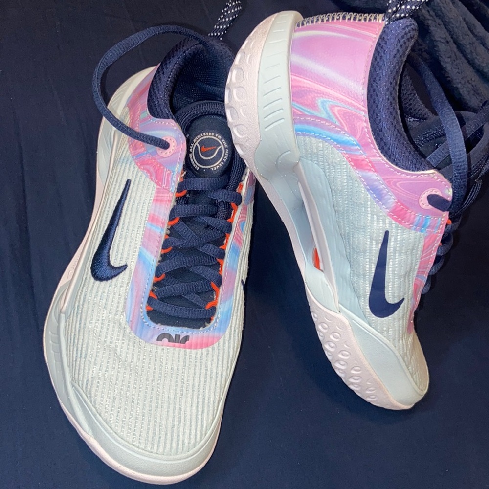 Nike Court Zoom NXT Glacier Blue Team Orange 2022